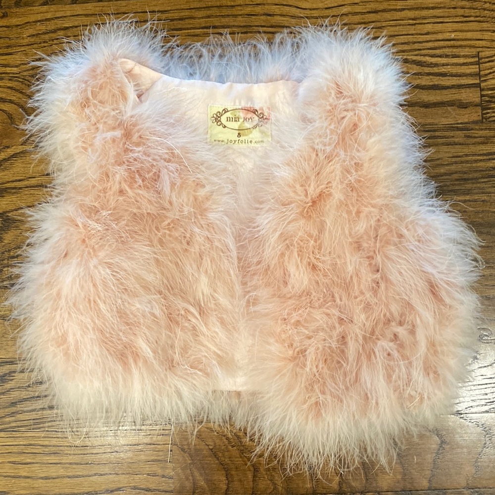 Joyfolie feather vest